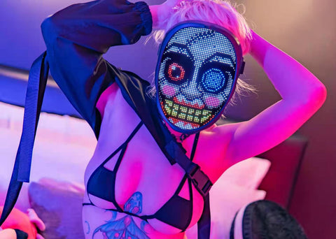 What's Your FACE? Programmable LED Face Mask